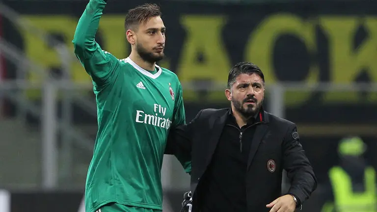 Gianluigi Donnarumma & Gattuso