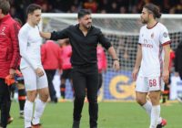 Gattuso to make three changes in defense for Milan-Roma