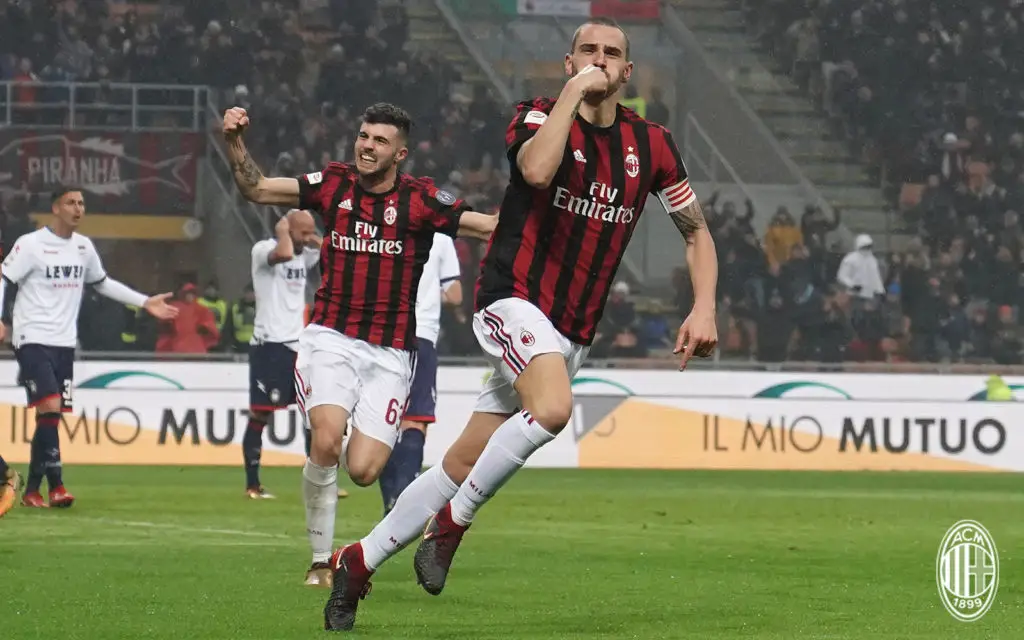 Leo Bonucci (Milan vs Crotone)