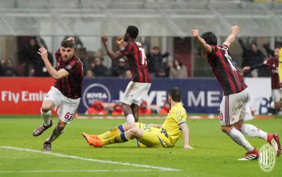 Patrick Cutrone (AC Milan vs Chievo)