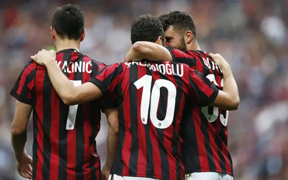 AC Milan vs Fiorentina (Kalinic, Calhanoglu, Cutrone)