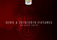 Serie A 2018/19: all AC Milan fixtures