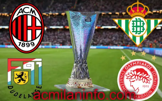 AC Milan Europa League Group F