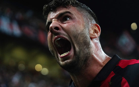 Patrick Cutrone (AC Milan vs AS Roma)