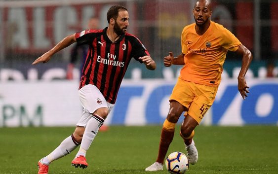 Gonzalo Higuain (AC Milan vs Roma)