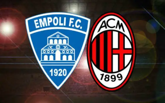 Empoli-Milan, Serie A match