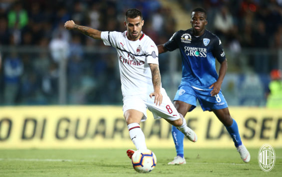 Suso in Empoli vs AC Milan