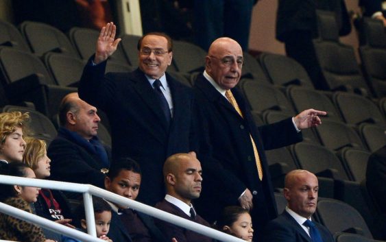 Silvio Berlusconi and Adriano Galliani