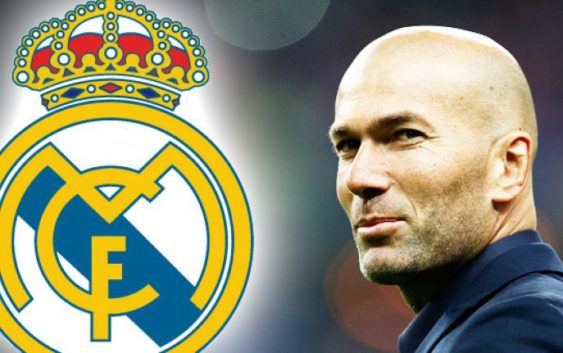 Real Madrid coach Zinedine Zidane