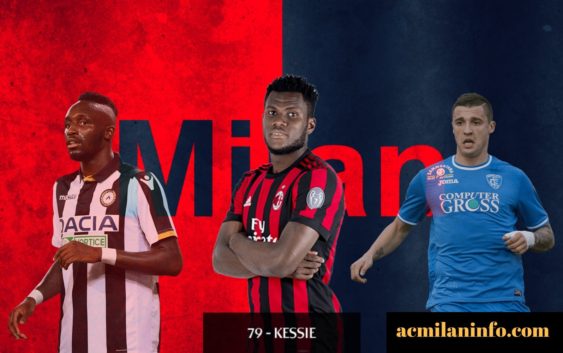 Franck Kessie, Seko Fofana and Rade Krunic