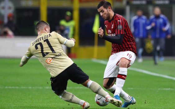 AC Milan vs Spal, theo hernandez