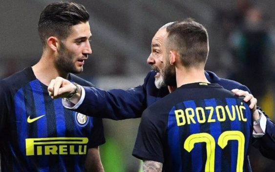 Roberto Gagliardini and Pioli