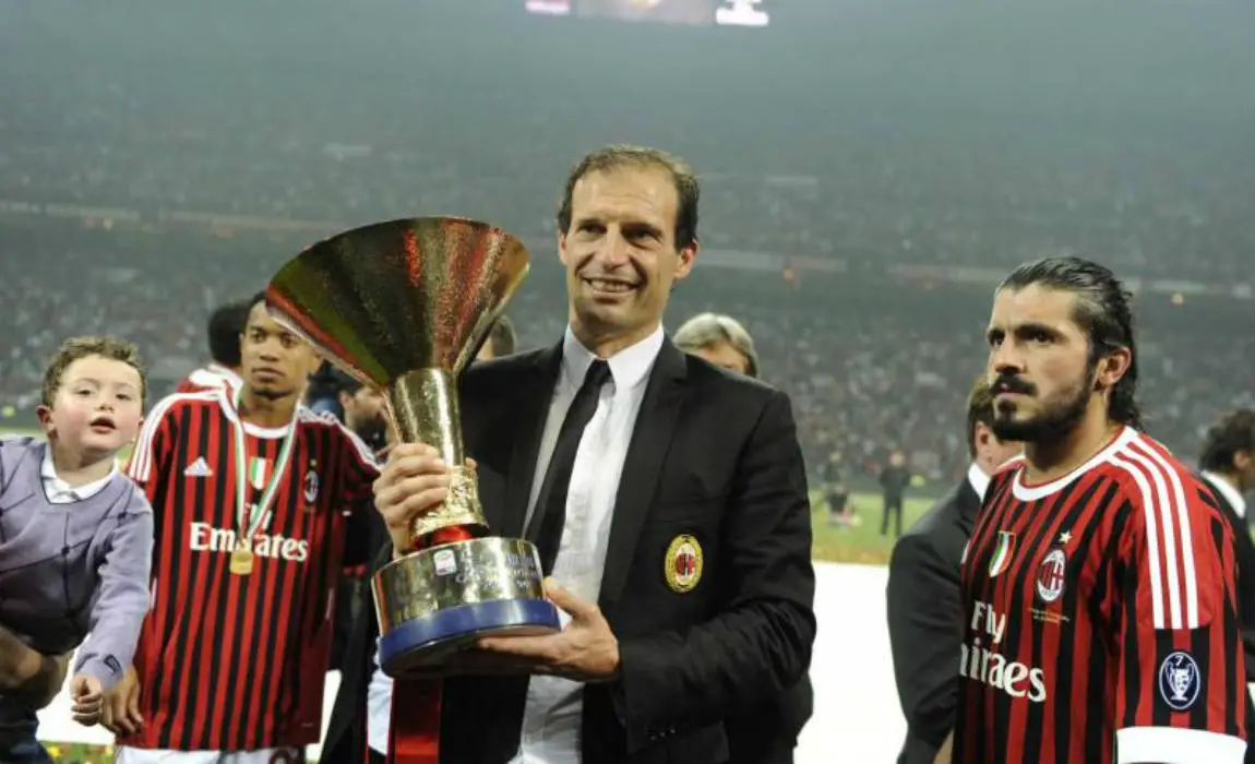 104 Milan Coach Massimiliano Allegri Images, Stock Photos, 3D