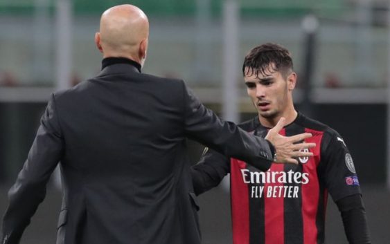 Brahim Diaz e Stefano Pioli