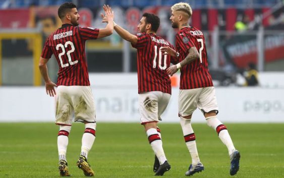 Musacchio, Calhanoglu e Castillejo