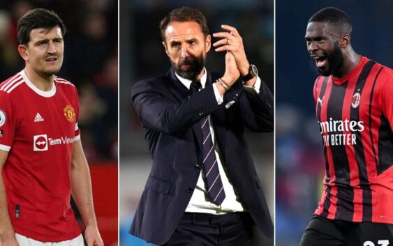 Harry-Maguire-Gareth-Southgate-Fikayo-Tomori