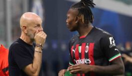 Pioli studying 3 options to replace Leao in the CHL derby